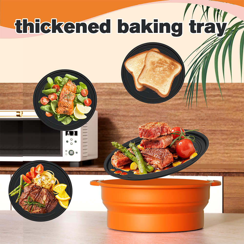 Microwave Folding Bowl For Steaming and Baking