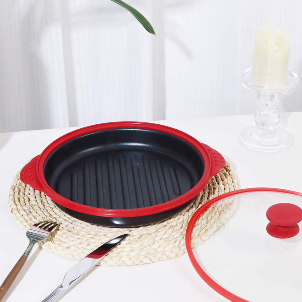 Microwave Glass Lid Round Pot