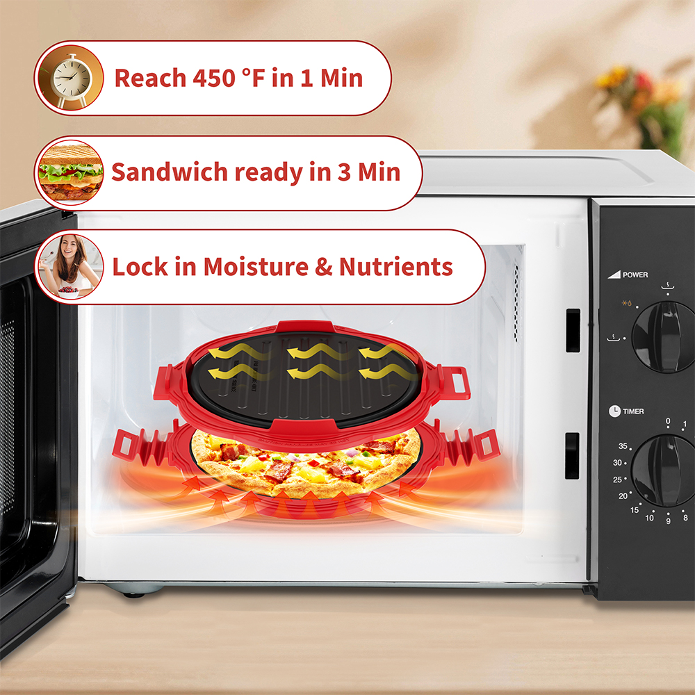 Microwave Dual-Grill Pan