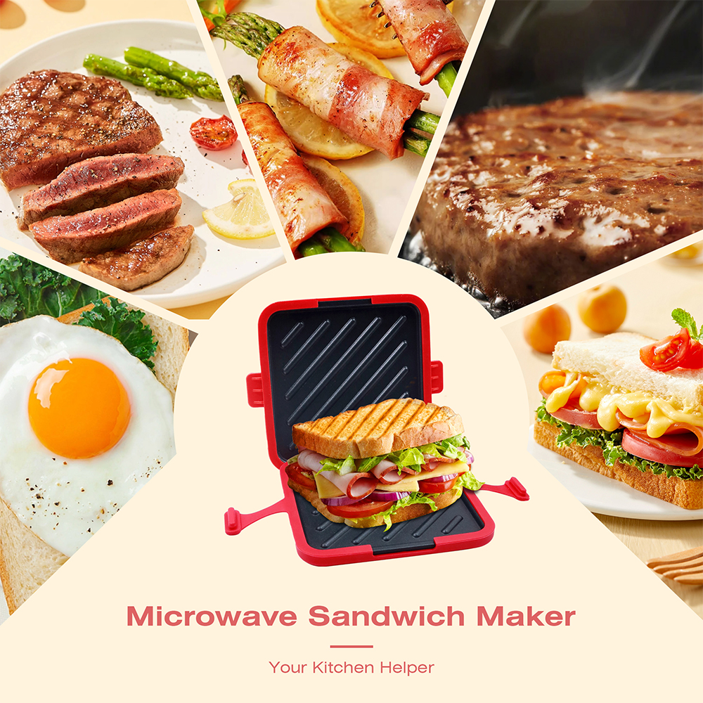Microwave Dagonal Sandwich Pan