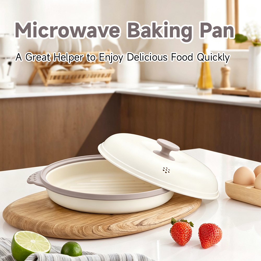 Microwave Steel Lid Round Pot