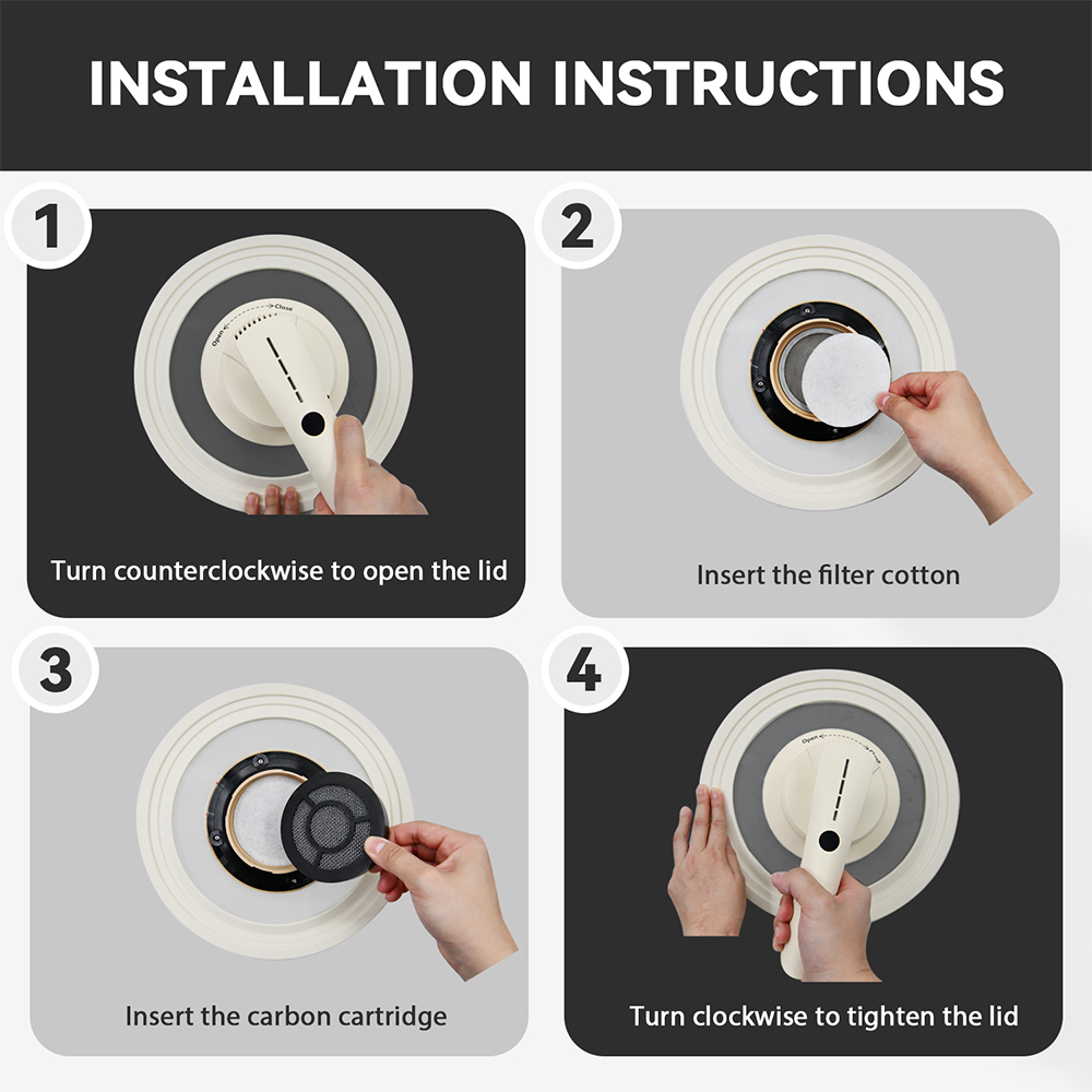 Smart Flue Gas Purifying Pot Lid