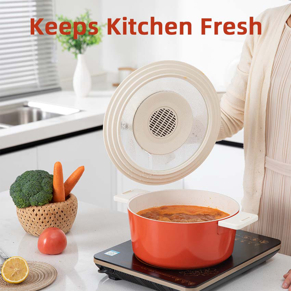 Smart Flue Gas Purifying Pot Lid