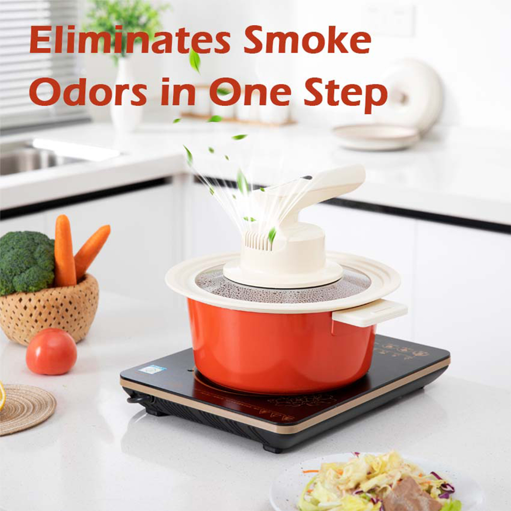 Smart Flue Gas Purifying Pot Lid