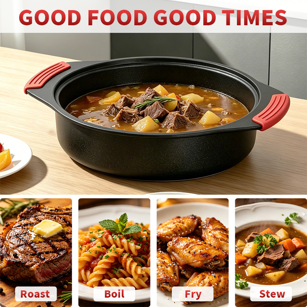 Microwave Deep Big-Ear Grill Pot